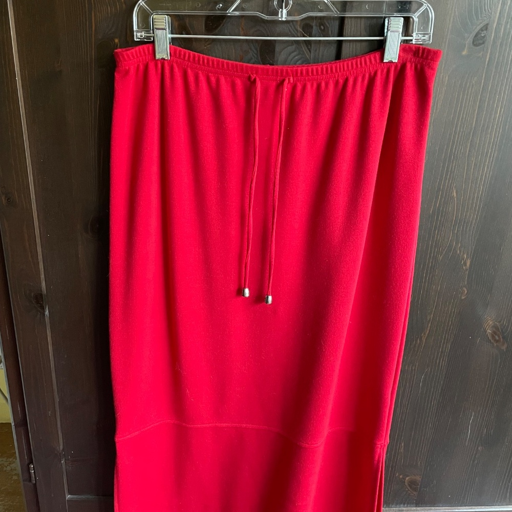 PRICE DROP!! Vintage Katherine Stone Stretch Knit Midi Skirt - Women's Medium - Picture 4 of 12